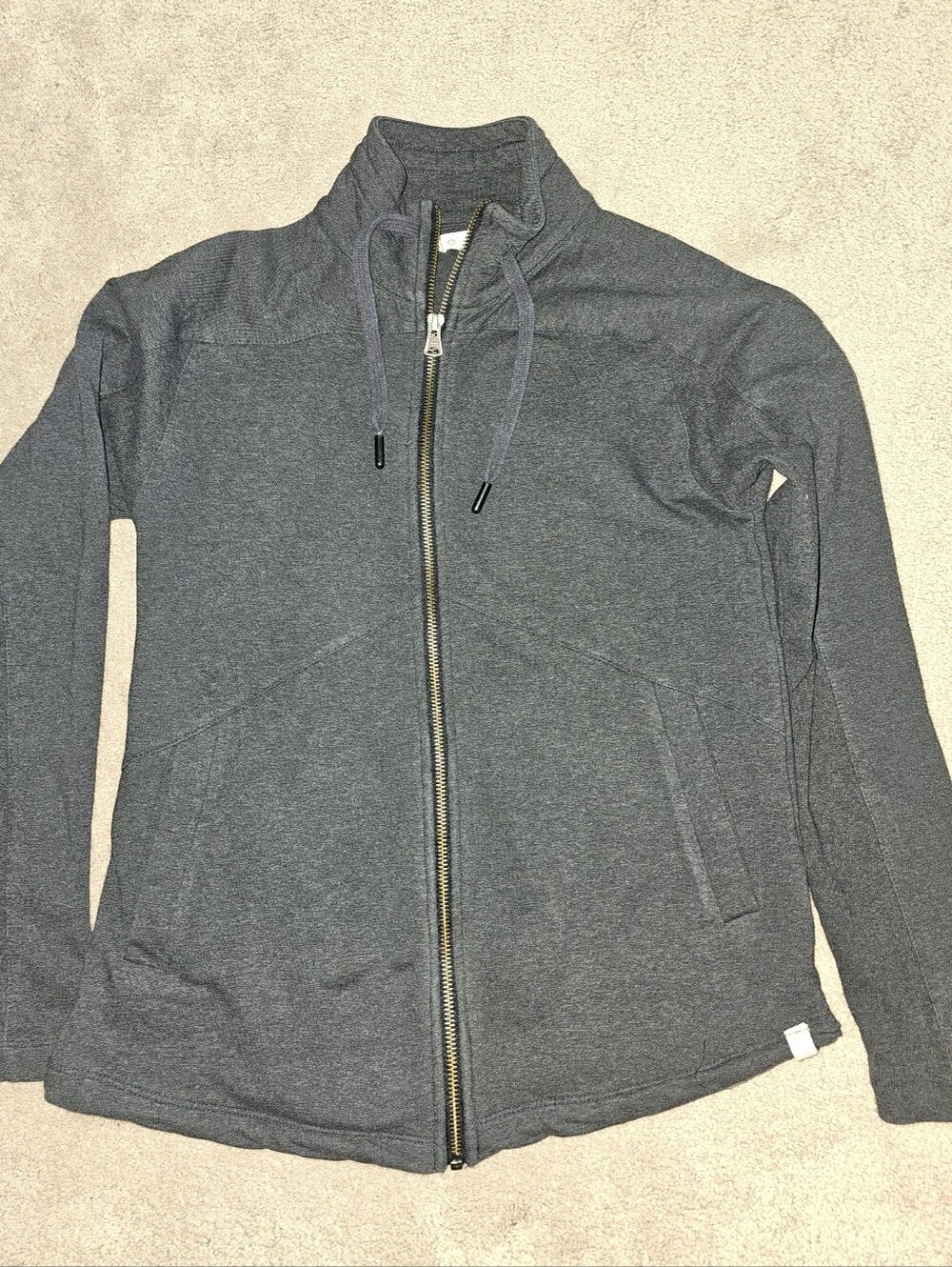 Satva Charcoal Gray Full-Zip Jacket